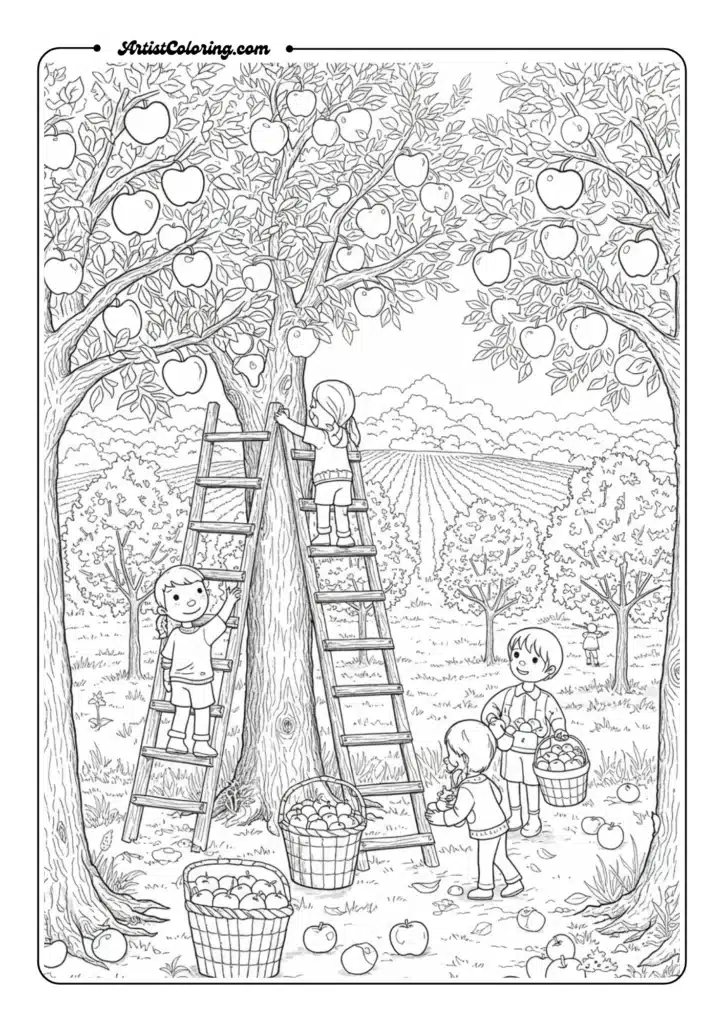 Apple Orchard Harvest
