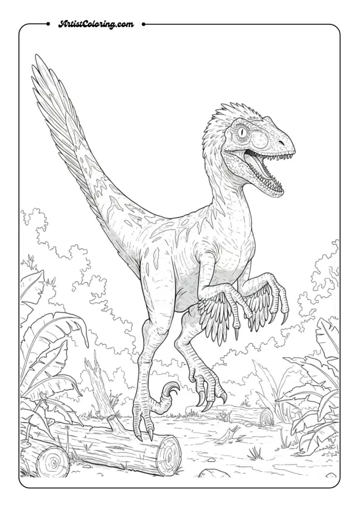 Deinonychus Leaping Attack