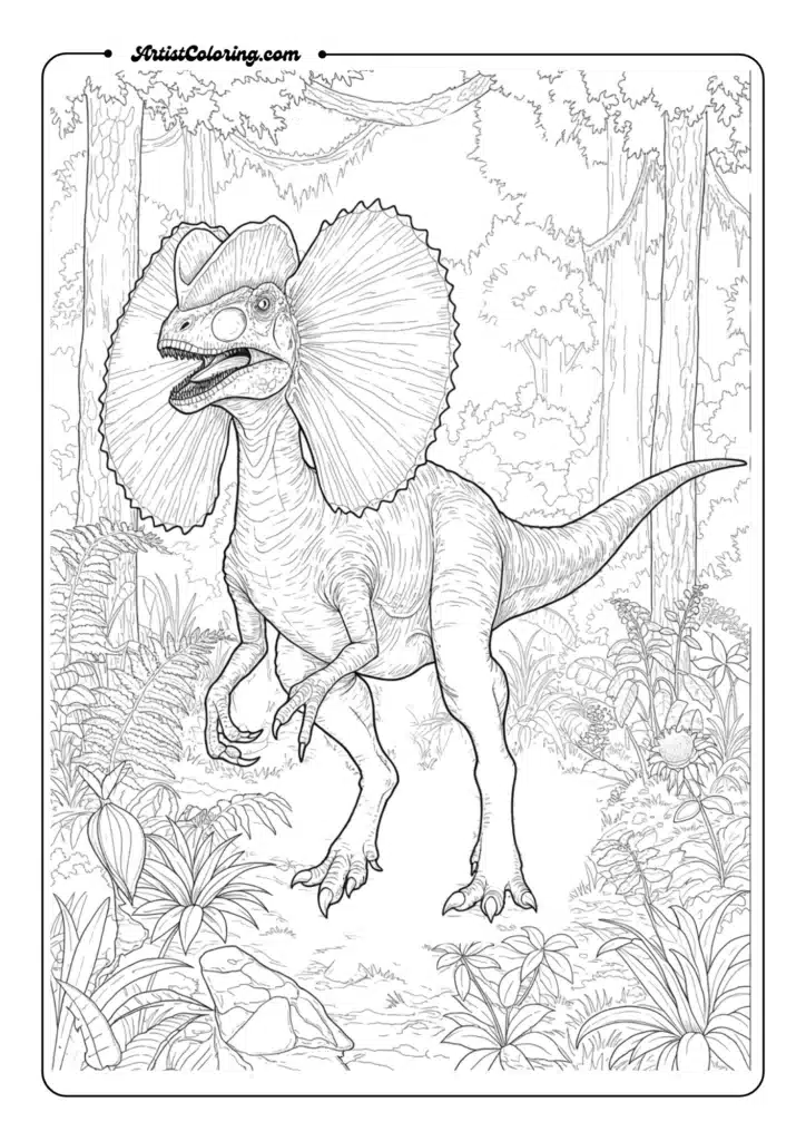 Dilophosaurus Double-Crested