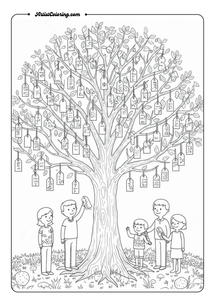 Family Gratitude Tree