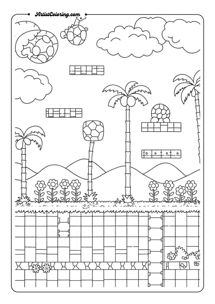 Green Hill Zone Landscape