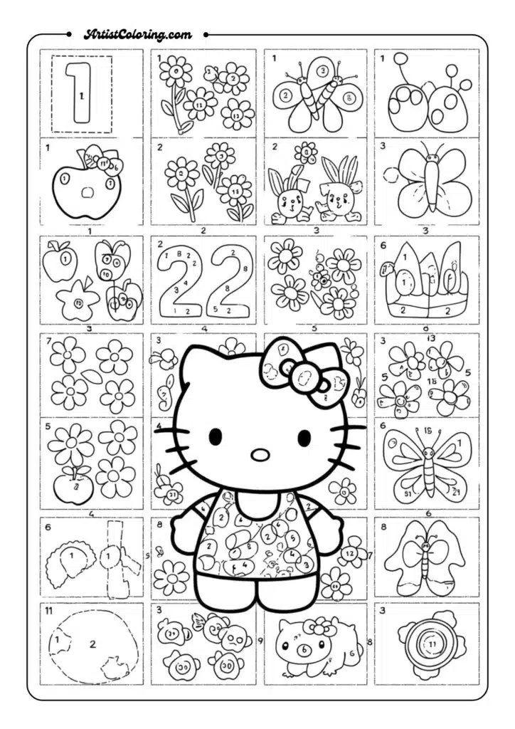 Hello Kitty Counting Numbers