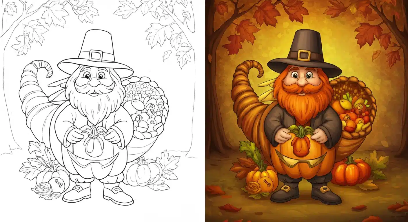 Thankgivings Coloring Pages