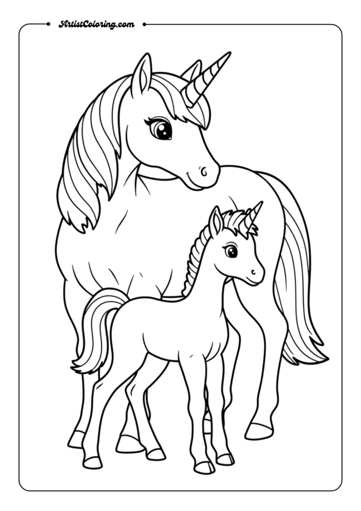 Mother and Foal