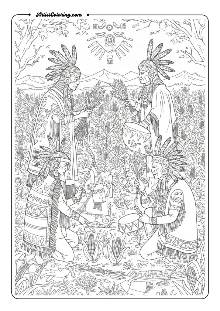 Native American Harvest Ceremony