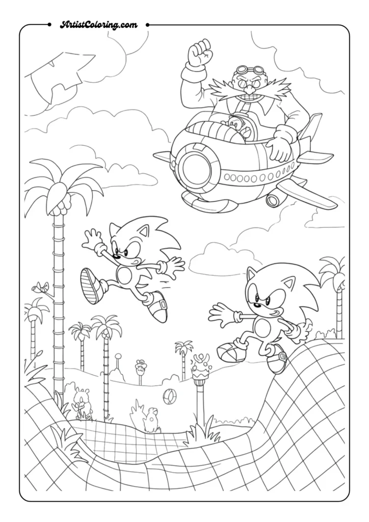 Sonic vs. Robotnik Chase