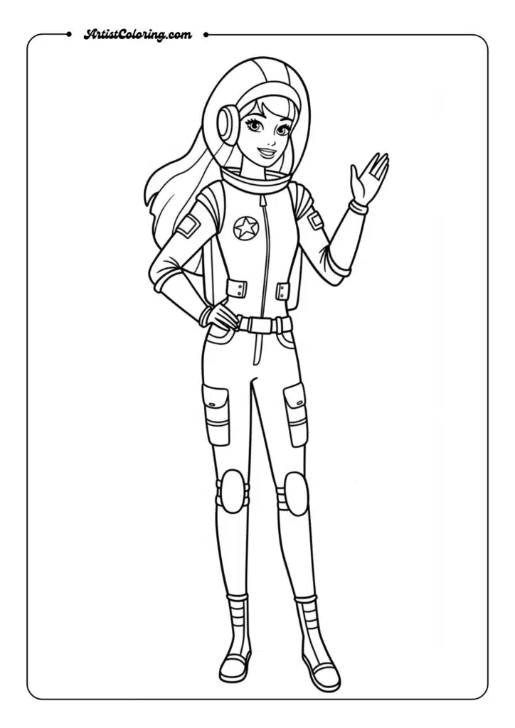 Barbie Coloring Pages