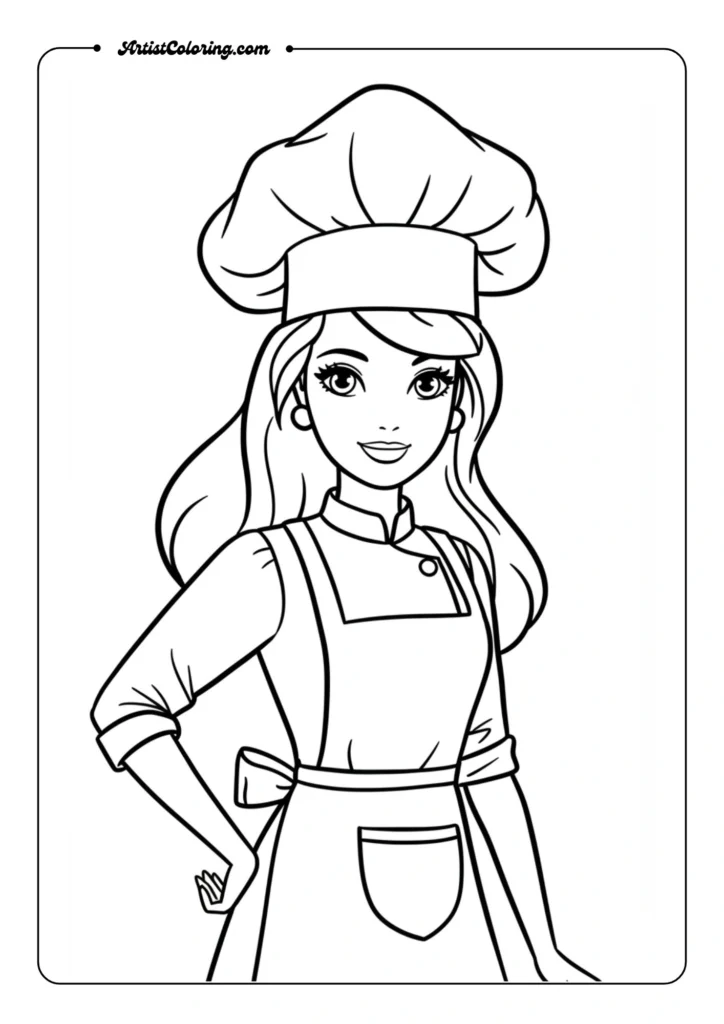 Barbie as chef
