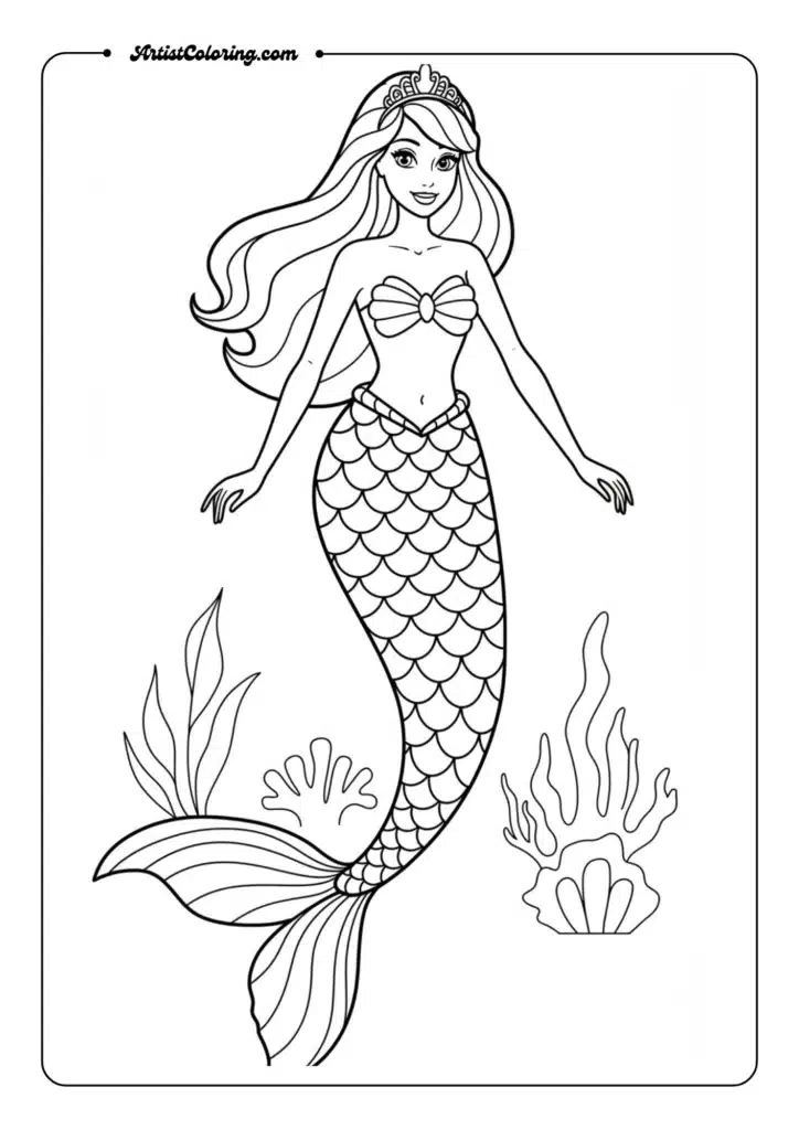 Barbie as mermaid