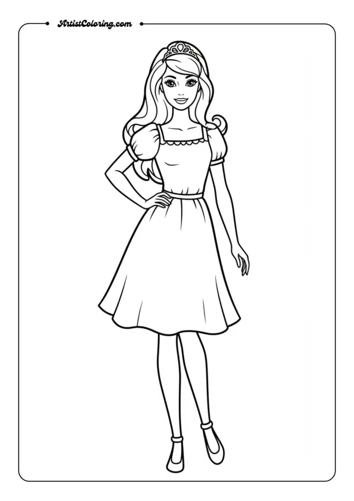 Barbie standing pose
