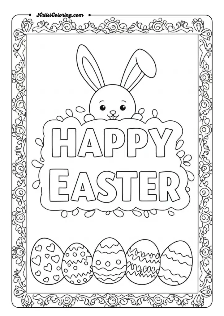 Easter Greeting Banner