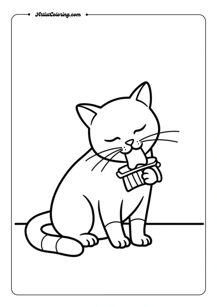 Grooming Cat