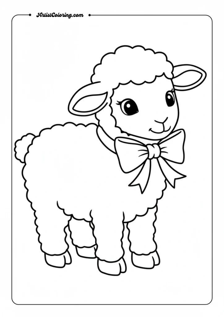 Lamb with Bow