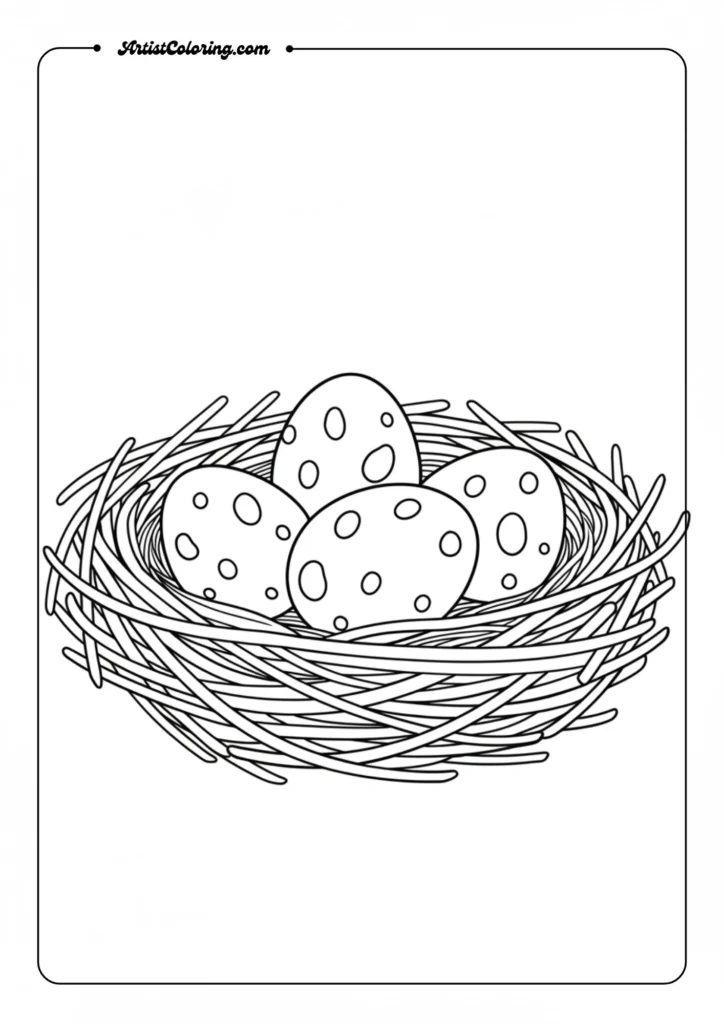 Nest with Eggs