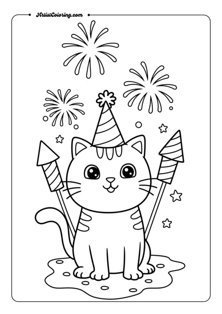 New Year Cat