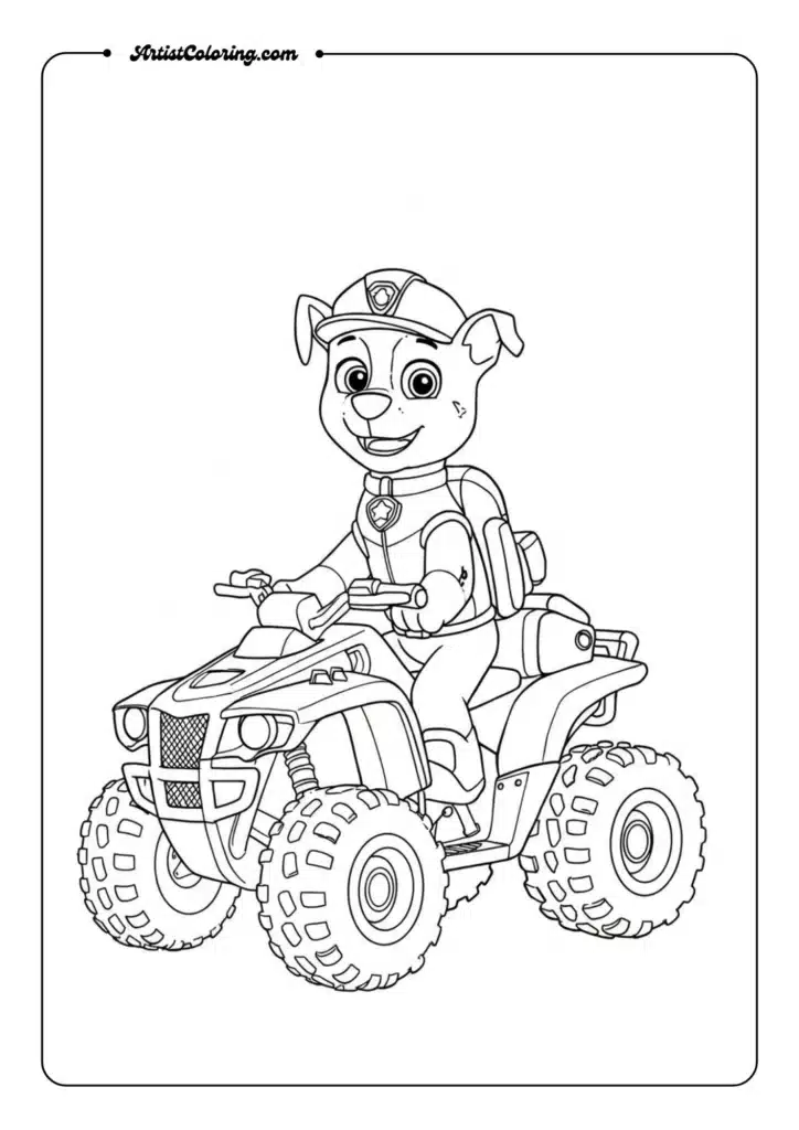 Ryder with his ATV