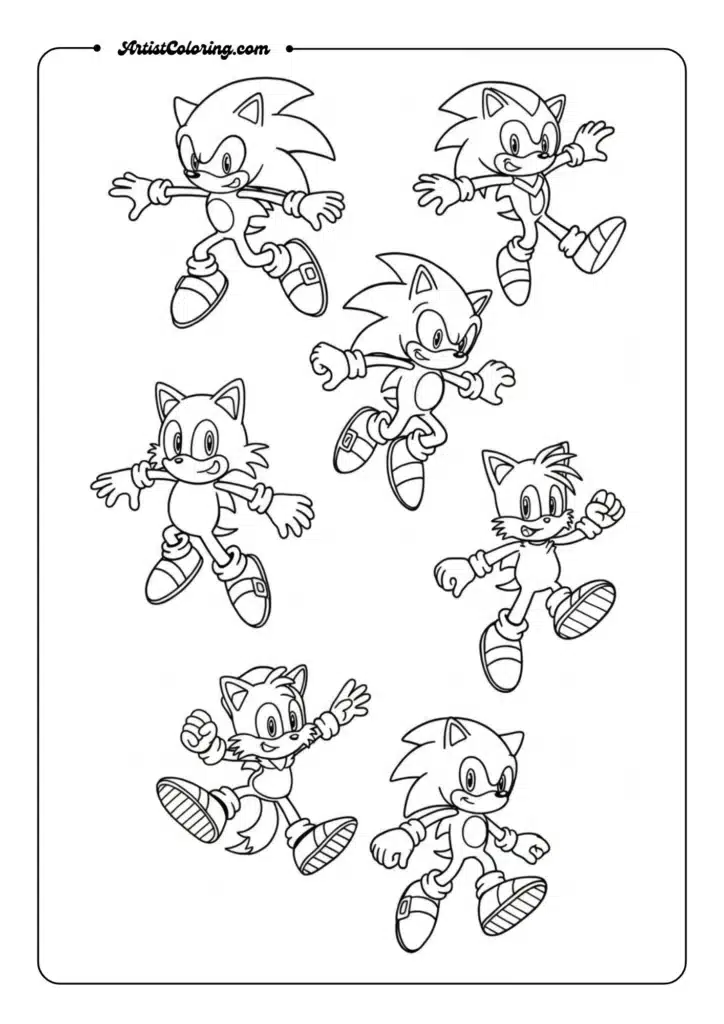 Team Sonic Power Pose