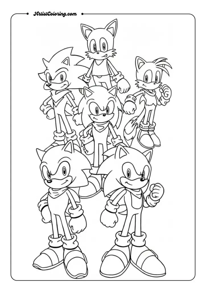 Team Sonic characters