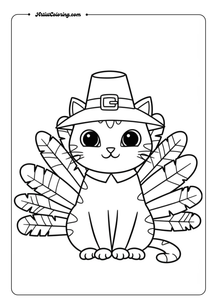 Thanksgiving Cat 