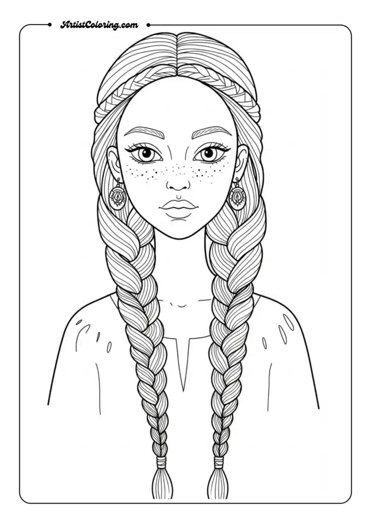 Boho Chic Festival Girl