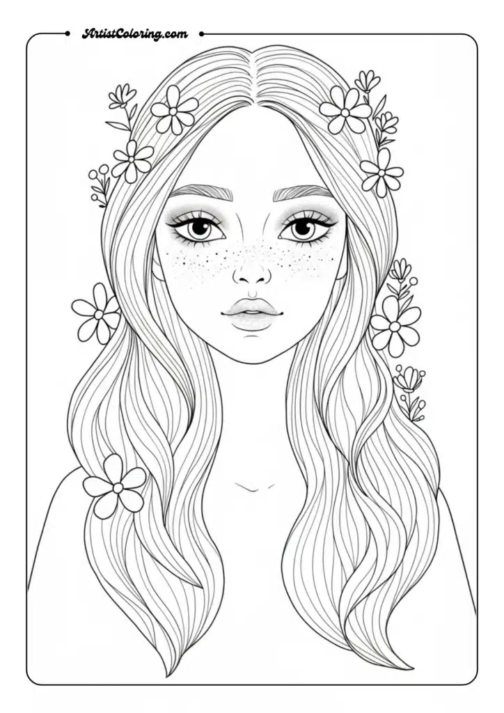 Cottagecore Aesthetic Girl