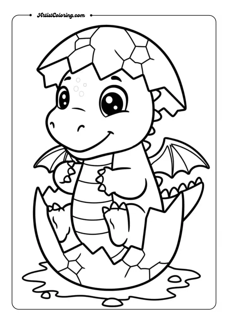 Friendly Baby Dragon Hatching