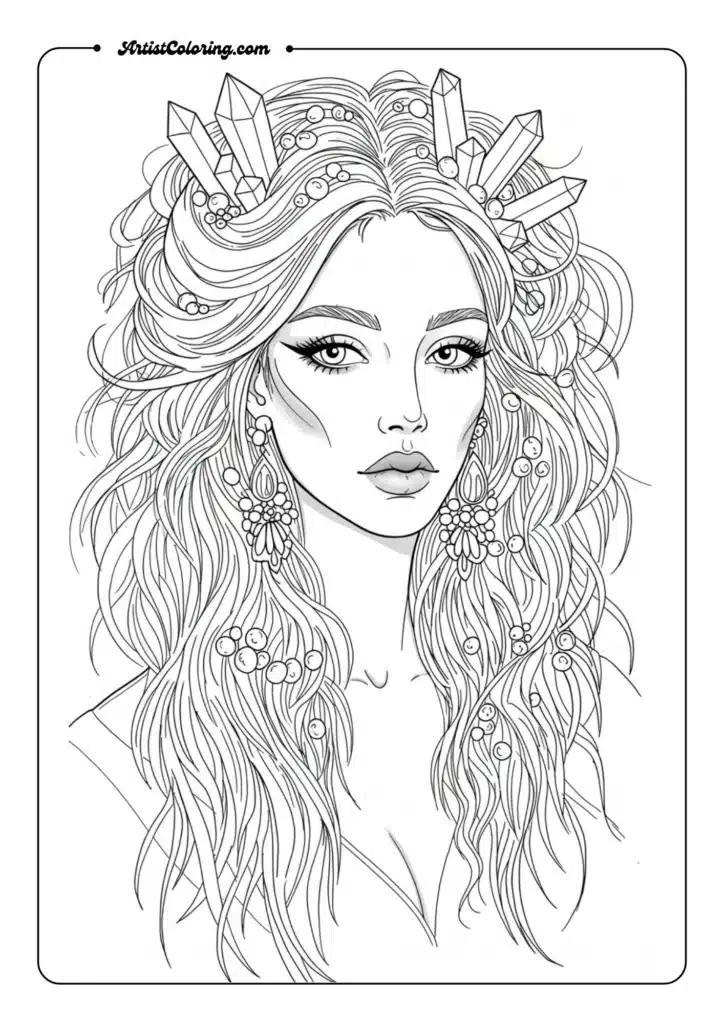 Cute Girls Coloring Pages