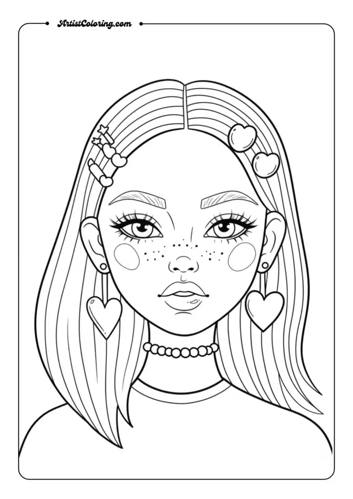 Soft Girl Aesthetic Portrait