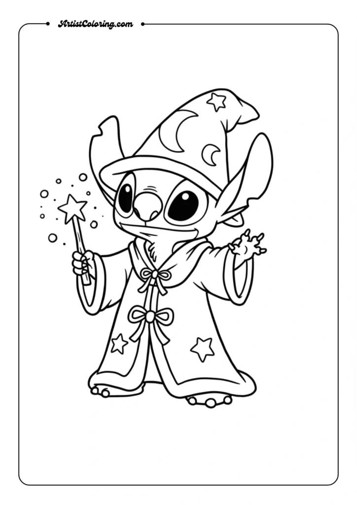 Stitch Magical Wizard