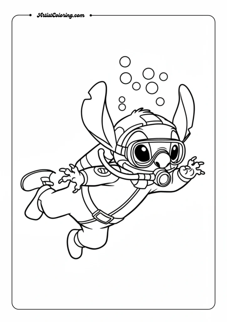 Stitch Underwater Exploration
