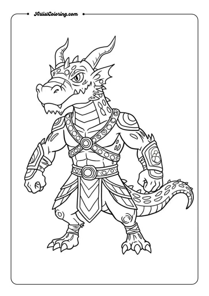 Tribal Warrior Dragon
